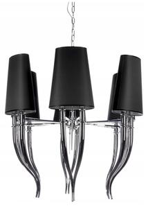 Azzardo AZ1390 - Lampadario su catena DIABLO 12xE14/11W/230V nero