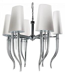Azzardo AZ1389 - Lampadario su catena DIABLO 12xE14/11W/230V bianco