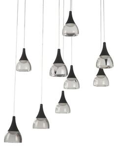 Azzardo AZ3143 - Lampadario a sospensione con filo LED dimmerabile DALMATIA 9xLED/5W/230V