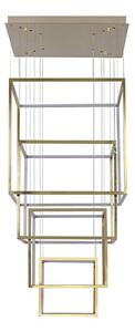 Azzardo AZ3140 - Lampadario LED dimmerabile su fune OPERA LED/329W/230V dorato