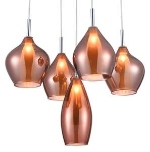 Azzardo AZ3172 - Lampadario a sospensione con filo MILANO 5xG9/40W/230V
