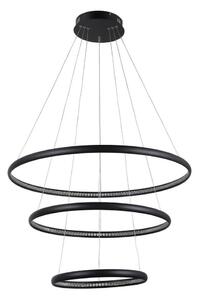 Azzardo AZ4428 - Lampadario LED su corda BRIGHTON LED/55W/230V nero