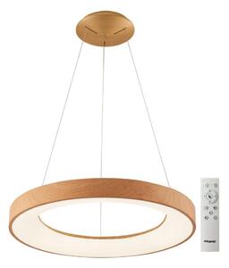 Azzardo AZ5014 - Lampadario a sospensione con filo LED dimmerabile SANTANA LED/80W/230V marrone + +TC
