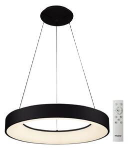 Azzardo AZ5012 - Lampadario a sospensione con filo LED dimmerabile SANTANA LED/80W/230V nero + +TC