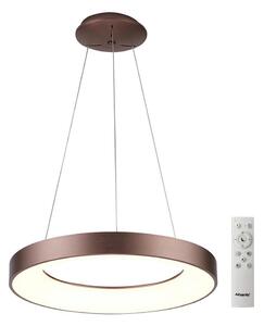 Azzardo AZ5007 - Lampadario a sospensione con filo LED dimmerabile SANTANA LED/50W/230V marrone + +TC
