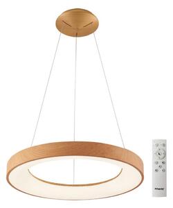 Azzardo AZ5010 - Lampadario a sospensione con filo LED dimmerabile SANTANA LED/50W/230V marrone + +TC