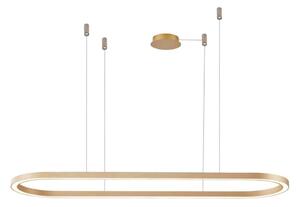 Azzardo AZ5058 - Lampadario a sospensione con filo LED dimmerabile ELENA LED/60W/230V 150 cm oro