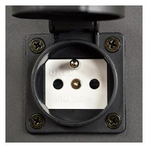 Lampada da esterno con presa NEW YORK 1xE27/12W/230V IP44