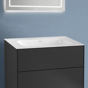 Villeroy & Boch Finion - Lavabo per mobili 800x500 mm, senza sfioratore, senza foro per miscelatore, CeramicPlus, bianco alpino 416483R1