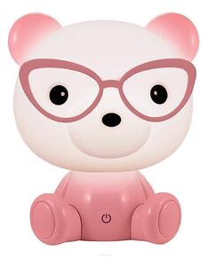 Lampada LED notturna per bambini dimmerabile LED/2,5W orso rosa