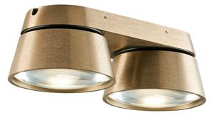 Plafoniera LIGHT-POINT, Vantage 2, dimmerabile, Dorato / Ottone, Soggiorno, Alluminio, Design