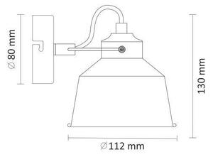 Applique 1xE14/8W/230V