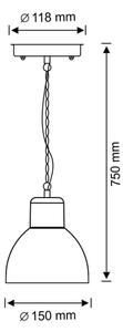 Lampadario da esterno ARNE 1xE27/10W/230V IP44