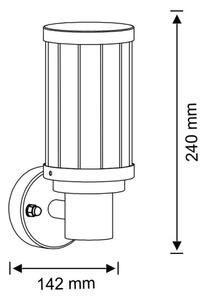 Applique da esterno FIORD 1xE27/10W/230V IP44