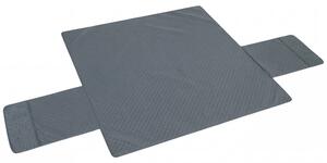 PawHut Copridivano impermeabile 3 posti antiscivolo con tasche, Grigio | Aosom Italy