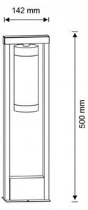 Lampada da esterno SPECTRA 1xE27/10W/230V IP44 50 cm
