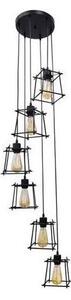 Lampadario a sospensione con filo RYGA 6xE27/20W/230V