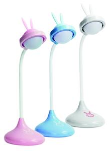 Lampada touch LED per bambini RABBIT LED/0,4W/5V 3000/6500K blu + USB