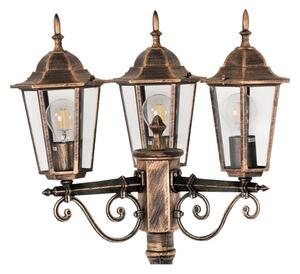 Lampada da esterno 3xE27/20W/230V IP43 2,58 m patina