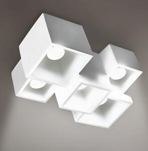 Applique da Soffitto in Gesso Pitturabile, H150mm, 5xGU10 Colore del corpo Bianco