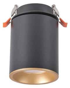 Faretto da incasso HARON 1xGU10/10W/230V nero/oro