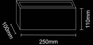 Applique da esterno TOKIO 1xE27/12W/230V IP54