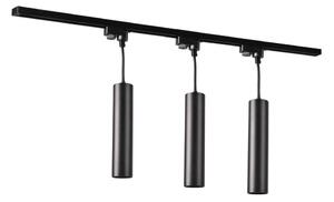 Lampadario su filo per sistema a binario MARIBEL 3xGU10/10W/230V + 1 m rotaia sistema