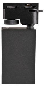 Faretto per sistema a binario SQUARE 1xGU10/10W/230V nero