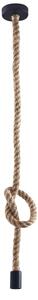 Lampadario a sospensione con filo ROPE 1xE27/12W/230V