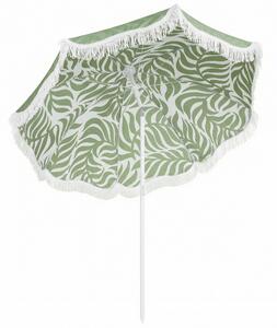 Outsunny Ombrellone spiaggia Ø180 cm con inclinazione e borsa, Verde | Aosom Italy