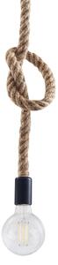 Lampadario a sospensione con filo ROPE 1xE27/12W/230V