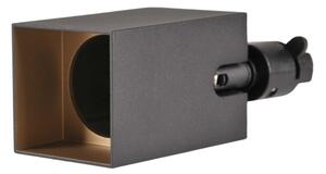 Faretto per sistema a binario SQUARE 1xGU10/10W/230V nero