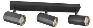 Faretto NICEA 3xGU10/10W/230V nero