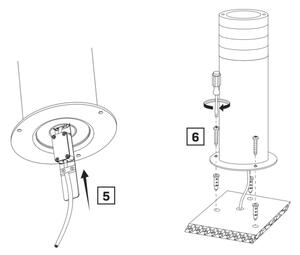Lampada da esterno RINO 1xE27/12W/230V IP54 74 cm nero