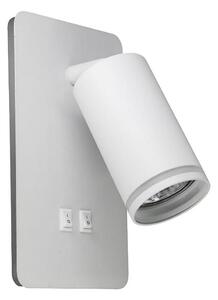 Luce Spot da parete a LED PARIGI 1xGU10/10W/230V + LED/6W/230V bianco