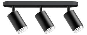 Luce Spot da bagno TURYN 3xGU10/10W/230V IP44 nero