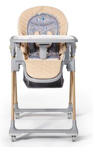 KIDERKRAFT - Sedia da pranzo per bambini 2in1 LASTREE beige/grigio