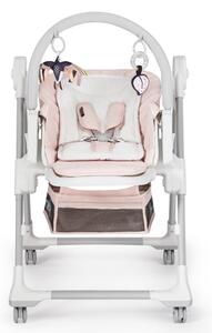 KIDERKRAFT - Sedia da pranzo per bambini 2in1 LASTREE rosa/bianco