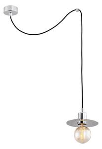 Argon 3836 - Lampadario su corda CORSO 1xE27/15W/230V cromo lucido