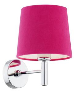 Argon 3909 - Applique BOLZANO 1xE27/15W/230V rosa/cromo lucido