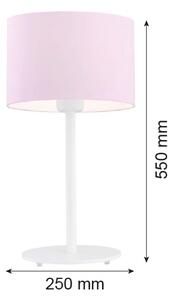 Argon 4128 - Lampada da tavolo MAGIC 1xE27/15W/230V rosa/bianco