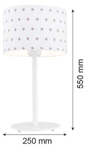 Argon 4125 - Lampada da tavolo MAGIC 1xE27/15W/230V bianco