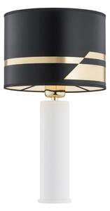 Argon 4232 - Lampada da tavolo ALMADA 1xE27/15W/230V nero/bianco/ottone