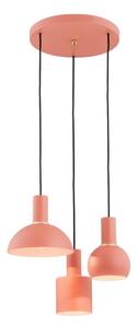 Argon 1469 - Lampadario a sospensione con filo SINES 3xE27/15W/230V arancione