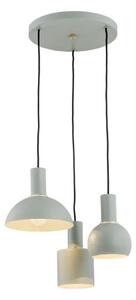 Argon 1470 - Lampadario a sospensione con filo SINES 3xE27/15W/230V verde