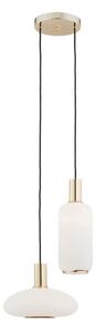 Argon 0896 - Lampadario a sospensione con filo SAGUNTO 2xE27/15W/230V ottone