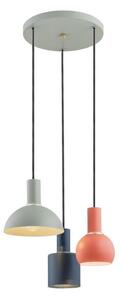 Argon 1479 - Lampadario a sospensione con filo SINES 3xE27/15W/230V verde/blu/arancione