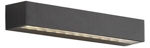 Applique da esterno industriale nera 38cm incl. LED IP65 - Hannah