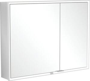 Villeroy & Boch My View Now armoire de toilette encastrée, 2 portes, avec éclairage, avec interrupteur marche/arrêt, compatible Smart Home, 1000x750x167,5mm, A4581000, A4581000