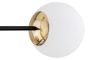 Argon 5041 - Lampadario su palo CAMERON 8xE27/15W/230V ottone/nero